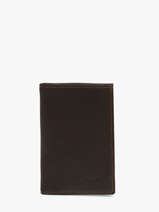 Compact Leather Wallet Oil Etrier oil EOIL027