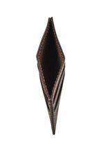 Leather Card Holder Oil Etrier oil EOIL011-vue-porte