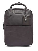 Leather Flandres Backpack Etrier Brown flandres EFLA8272