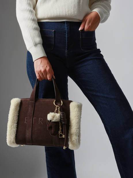 Mini Cabas Alpin Cuir Etrier Marron alpin EALP140S vue secondaire 1