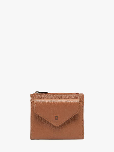 Porte-monnaie Madras Cuir Etrier Marron madras EMAD810